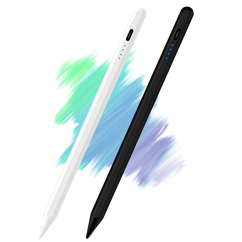 Main product image of a professional-grade stylus pen designed for iPad models from 2018 to 2025, showcasing its sleek and functional design.