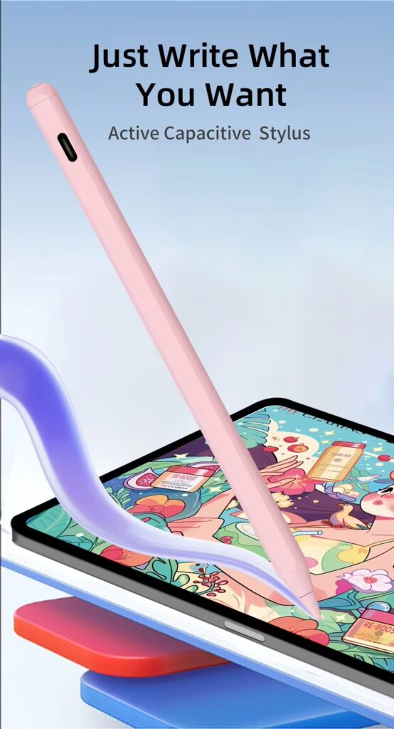 Compatibility table listing iPad Pro 11” and 12.9” models from 2018 to 2022 that support magnetic wireless charging for the stylus, including model codes and OS versions.